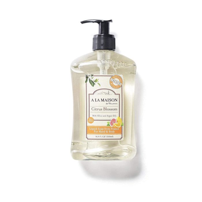 A La Maison Citrus Blossom Liquid Hand Soap 16.9 Oz Bottle - supplemynts.com