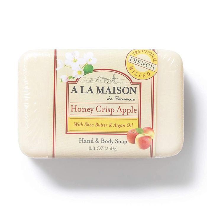 A La Maison Moisturizing Hand Body Soap Bar Honey Crisp Apple 8.8 Oz - supplemynts.com