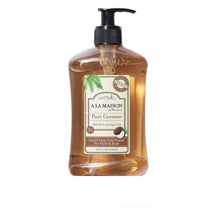 A La Maison Pure Coconut Liquid Hand Soap 16.9 Oz Bottle - supplemynts.com