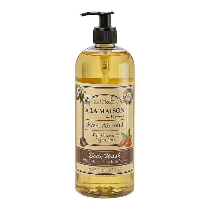 A La Maison Sweet Almond Hydrating Body Wash 25.36 Oz Shower Gel - supplemynts.com