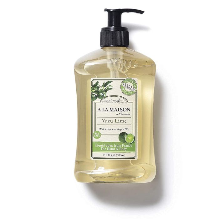 A La Maison Yuzu Lime Liquid Hand Soap 16.9 Oz Bottle - supplemynts.com