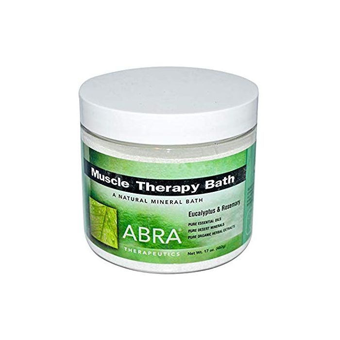 Abra Therapeutics Muscle Therapy Bath Eucalyptus & Rosemary 17 Oz - supplemynts.com