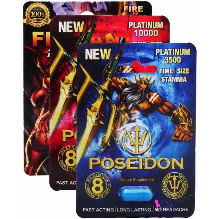 Adventure Industries Male Sex Supplement Sampler (bundle Of 3) - supplemynts.com