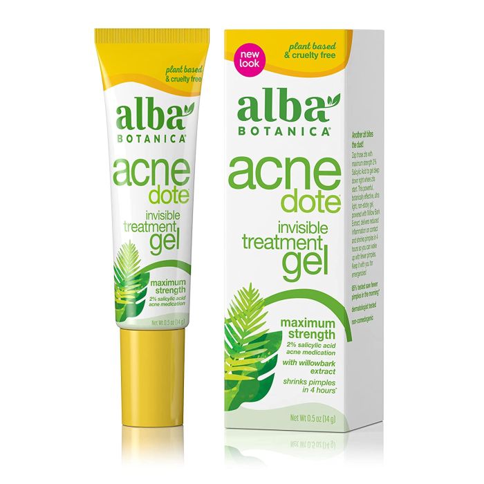 Alba Botanica Acnedote Maximum Strength Invisible Treatment Gel 0.5 Oz - supplemynts.com