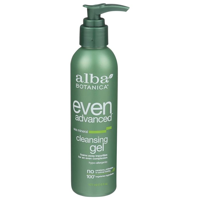 Alba Botanica Even Advanced Sea Mineral Cleansing Gel 6 Oz - supplemynts.com