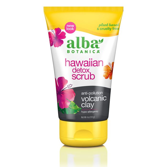 Alba Botanica Hawaiian Detox Scrub Anti-Pollution Volcanic Clay 4 Oz - supplemynts.com