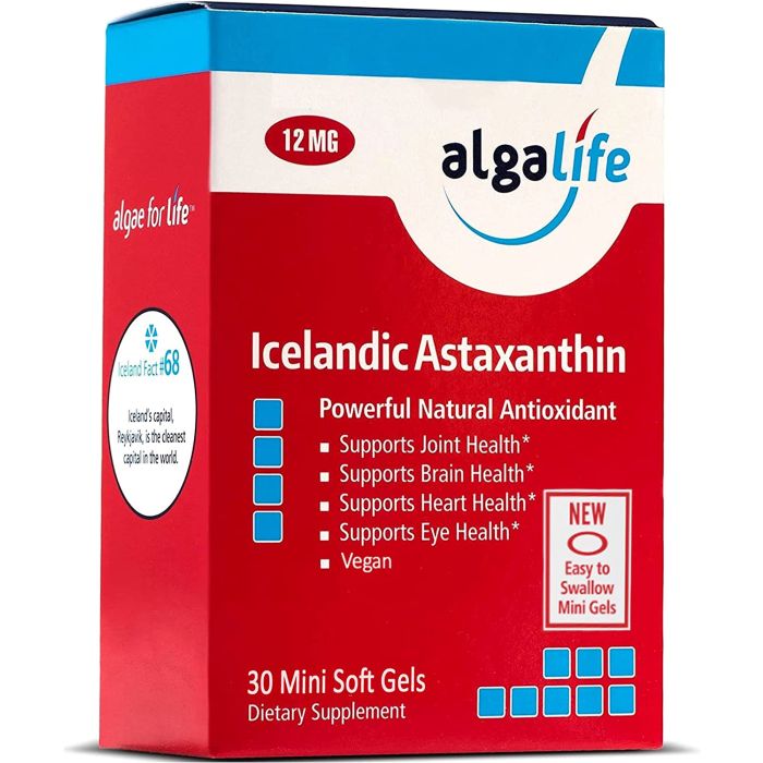 Algalife Pure Icelandic Astaxanthin Powerful Natural Antioxidant 30 SG - supplemynts.com