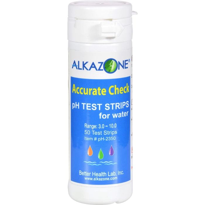Alkazone Accurate Check pH Test Strips For Water 50 Cnt - supplemynts.com