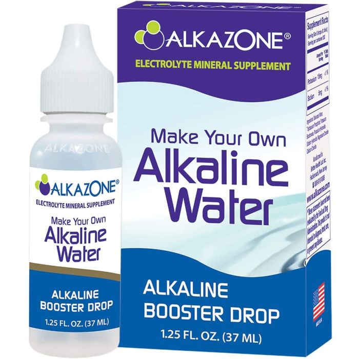 Alkazone Make Your Own Alkaline Water Drop 1.25 Oz Clear - supplemynts.com