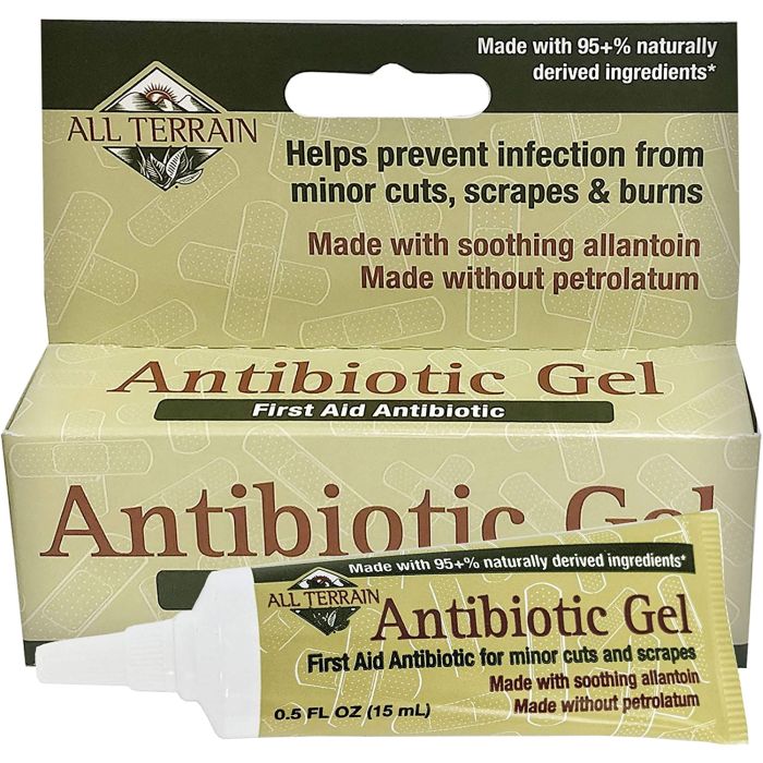All Terrain Antibiotic Gel Natural First Aid Antibiotic 0.5 Oz - supplemynts.com