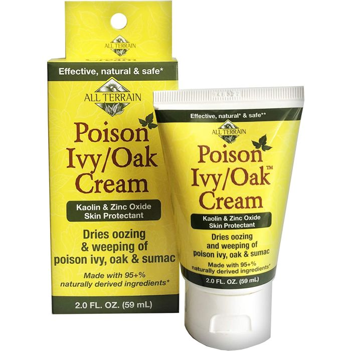 All Terrain Natural Poison Ivy Oak Relief Cream 2oz. - supplemynts.com