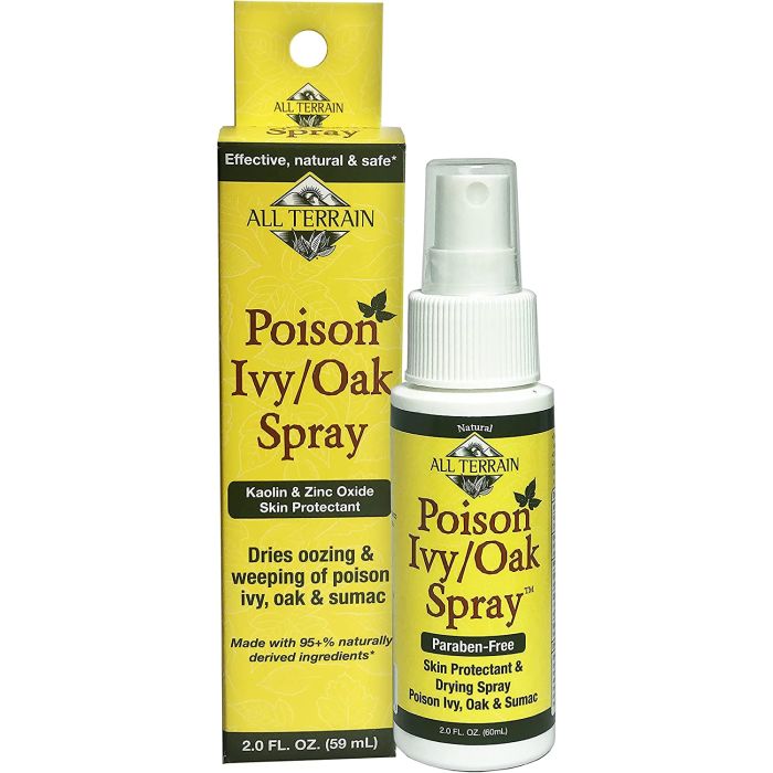 All Terrain Natural Poison Ivy Oak Relief Spray 2oz. - supplemynts.com