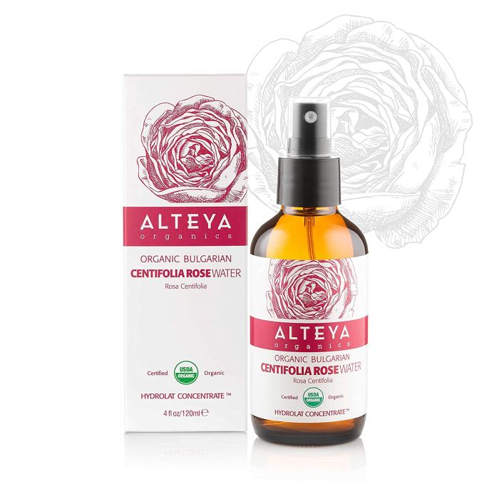 Alteya Organic Bulgarian Centifolia Rose Water Rosa Centifolia 4 Oz - supplemynts.com