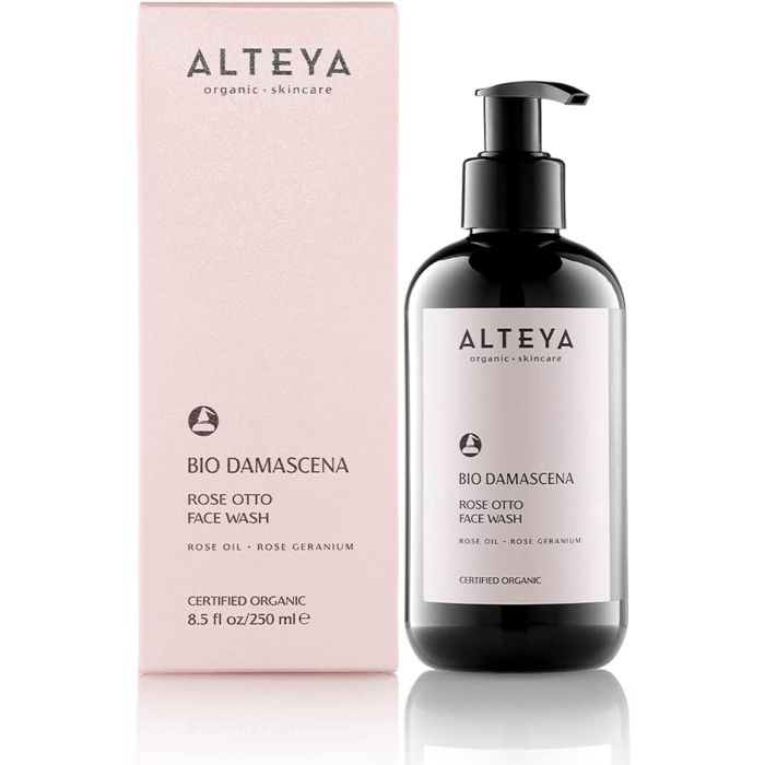 Alteya Organics Bio Damascena Rose Otto Face Wash 250ml - supplemynts.com