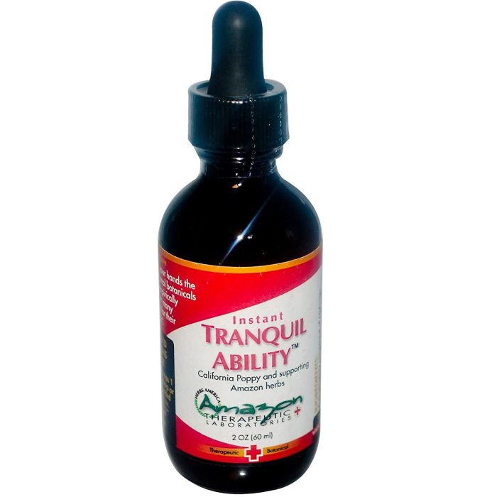 Amazon Therapeutic Labs Tranquil Ability Liquid Extract 2 oz - supplemynts.com