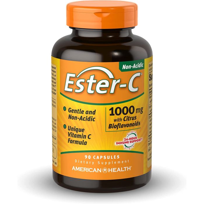 American Health Ester-C with Citrus Bioflavonoids 1000 mg 90 Caps - supplemynts.com