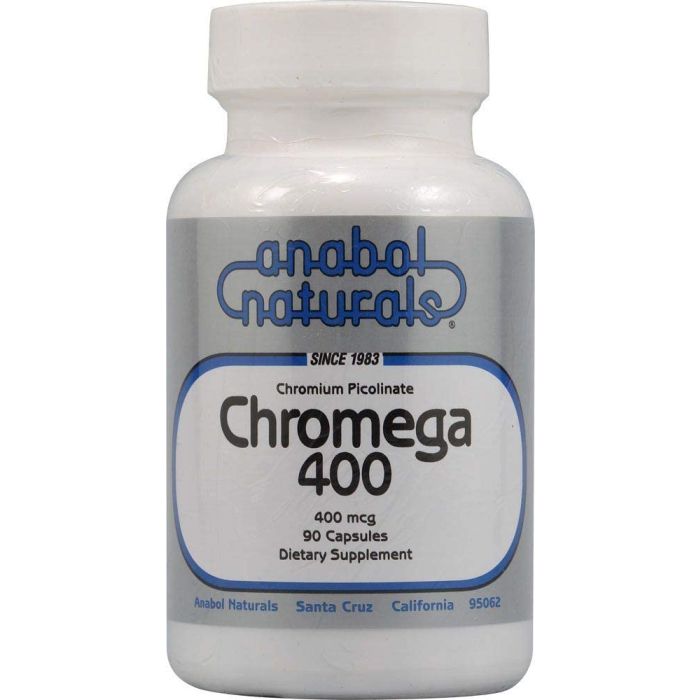 Anabol Naturals Chromium Picolinate Chromega 400 mcg 90 Capsules - supplemynts.com