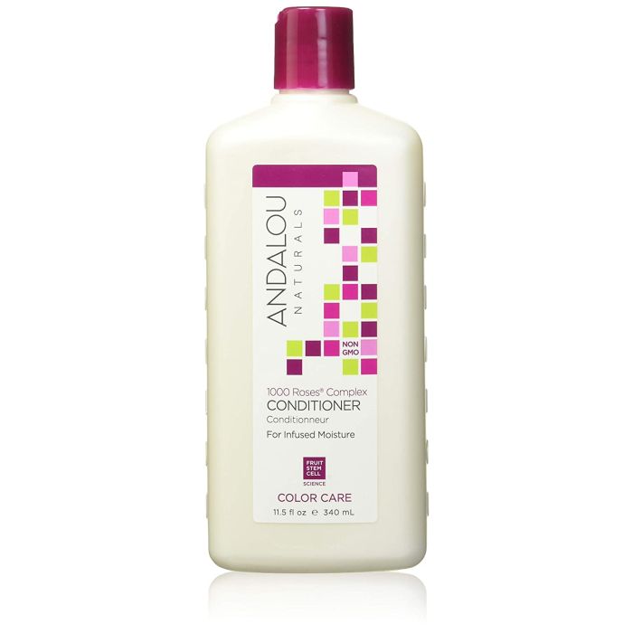Andalou Naturals 1000 Roses Color Care Conditioner 11.5oz Cruelty Free - supplemynts.com