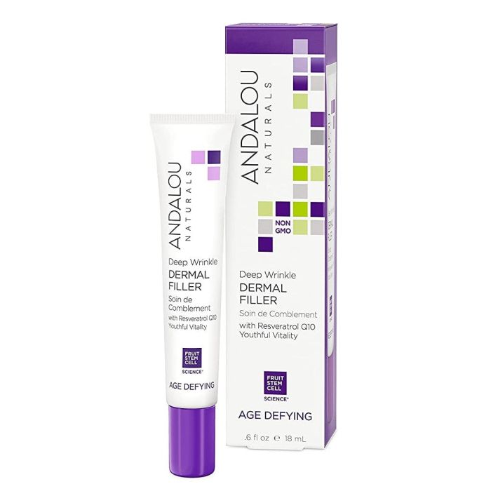 Andalou Naturals Age Defying Deep Wrinkle Dermal Filler 0.6 Fl Oz - supplemynts.com
