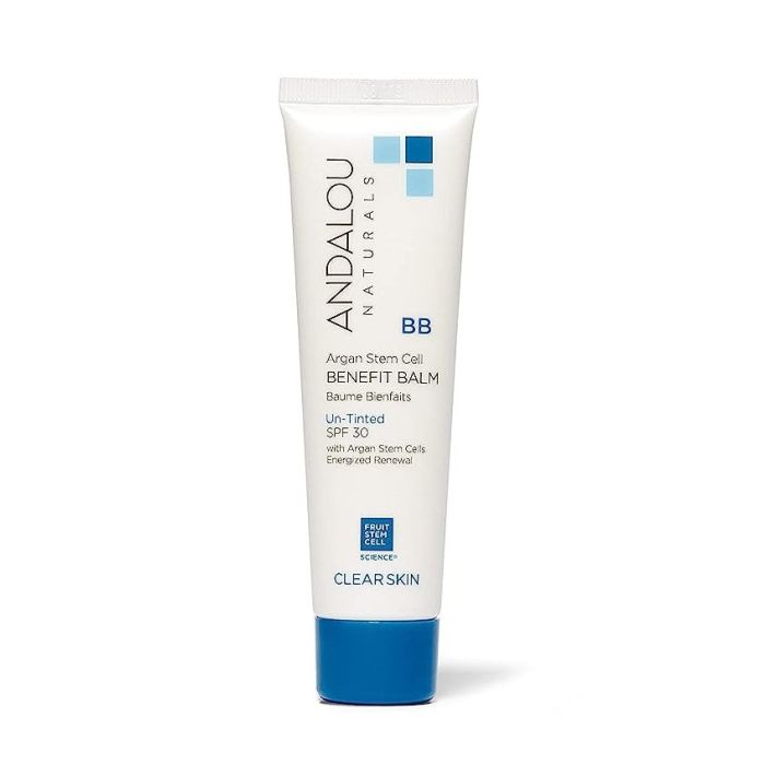 Andalou Naturals Clear Skin Argan Stem Cell BB Benefit Balm SPF 30 - supplemynts.com
