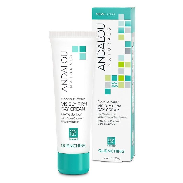 Andalou Naturals Quenching Coconut Water Visibly Firm Day Cream 1.7oz - supplemynts.com
