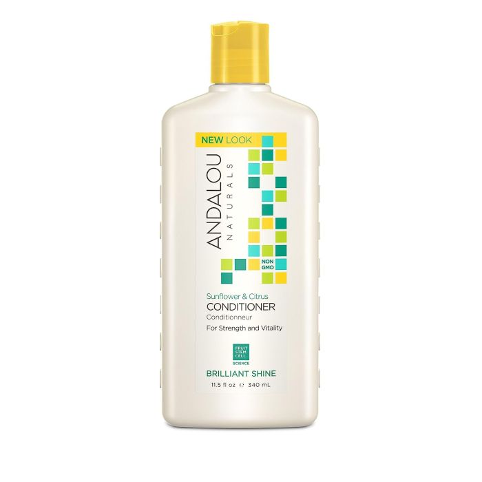Andalou Naturals Sunflower & Citrus Brilliant Shine Conditioner 11.5oz - supplemynts.com