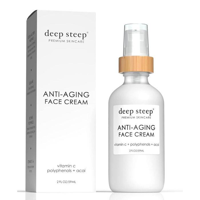 Anti Aging Face Cream 2 Oz Fragrance Free Skin Care Deep Steep - supplemynts.com
