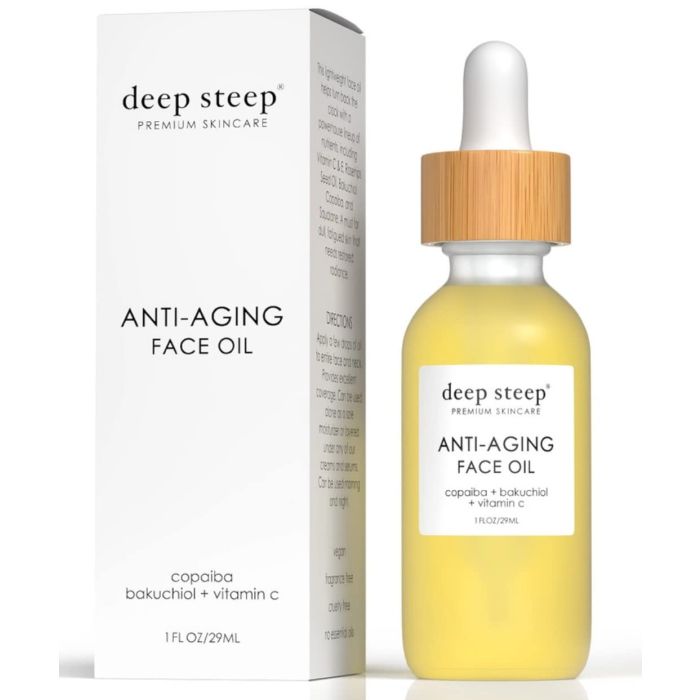 Anti Aging Face Oil 1 Oz Fragrance Free Skin Care Deep Steep - supplemynts.com