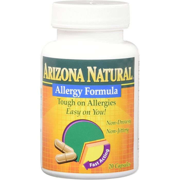 Arizona Natural Allergy Formula Non-Drowsy Non-Jittery Capsules - supplemynts.com
