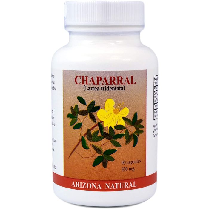 Arizona Natural Chaparral Larrea Tridentata 500mg Capsules - supplemynts.com