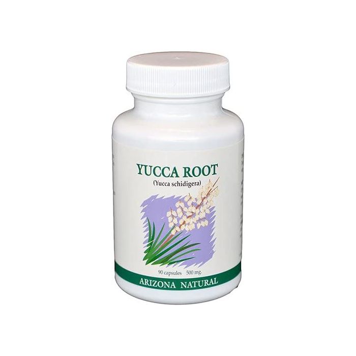 Arizona Natural Yucca Root 500mg 90 Capsules Stomach Health - supplemynts.com
