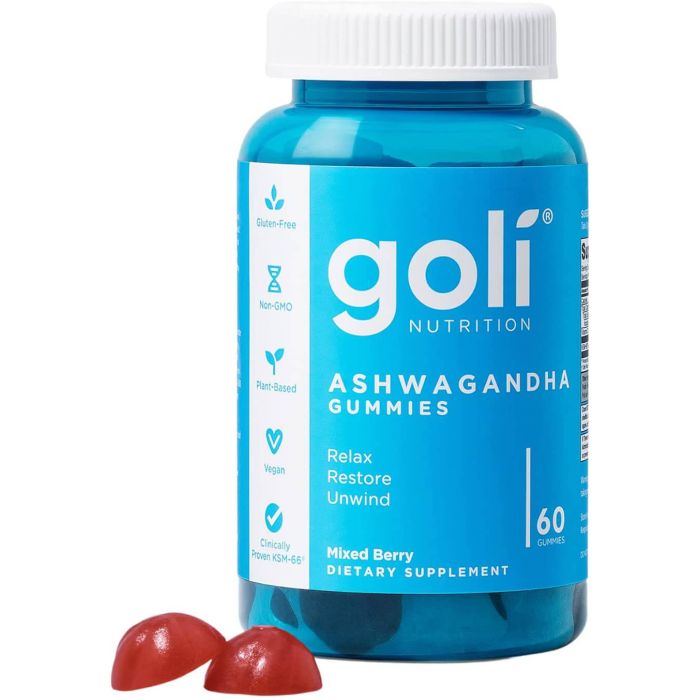 Ashwaganda Gummies Goli Mixed Berry Dietary Supplement - supplemynts.com