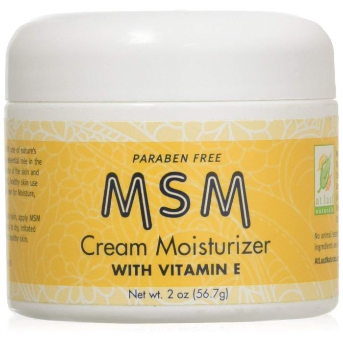 At Last Naturals MSM Cream Moisturizer Vitamin E 2 Oz - supplemynts.com