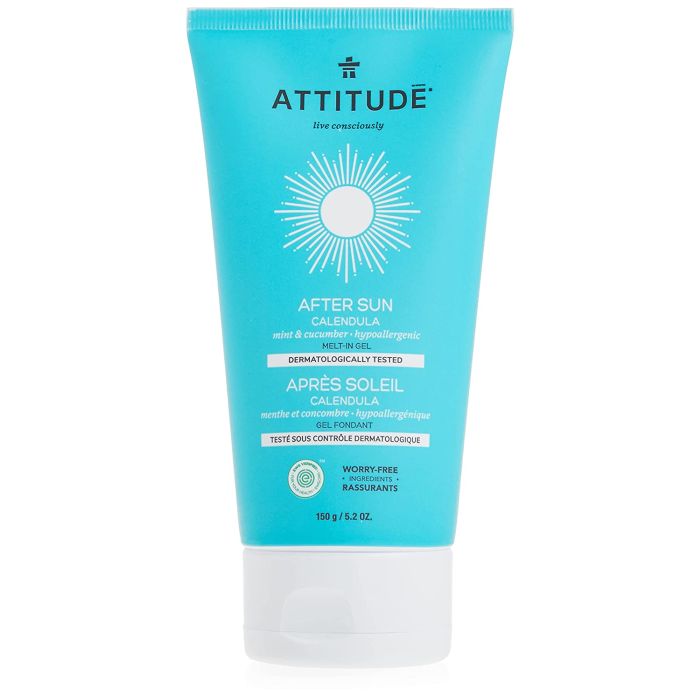 Attitude After Sun Gel Calendula Melt-in Gel 5.2 Oz Mint Cucumber - supplemynts.com