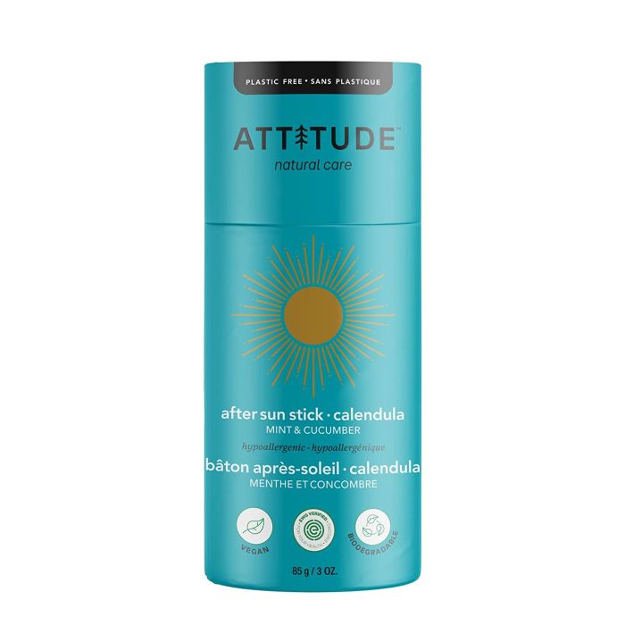 Attitude After Sun Stick Calendula Mint & Cucumber 3 Oz - supplemynts.com