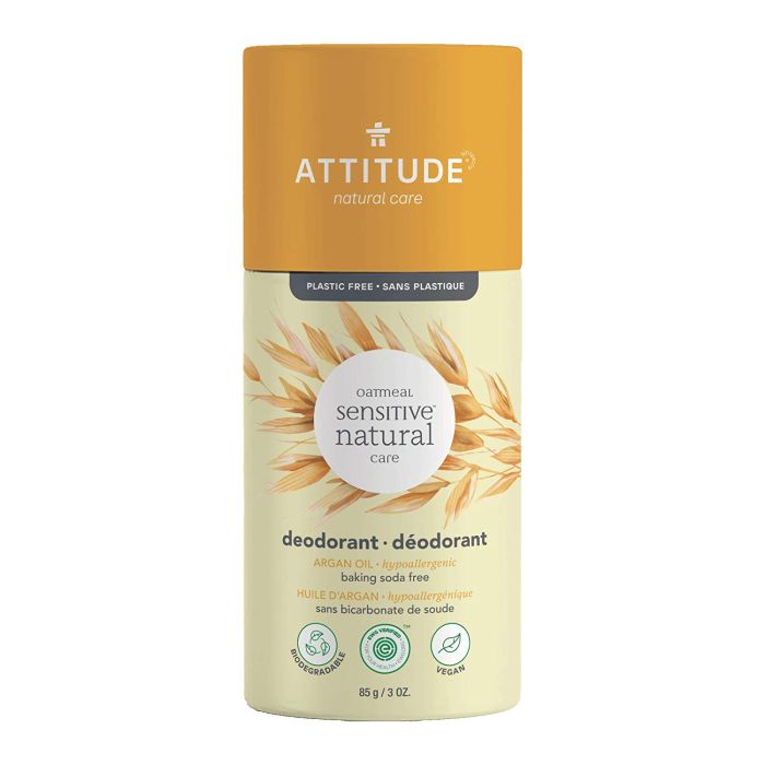 Attitude Baking Soda Free Deodorant 3 Oz Vegan Hypoallergenic - supplemynts.com