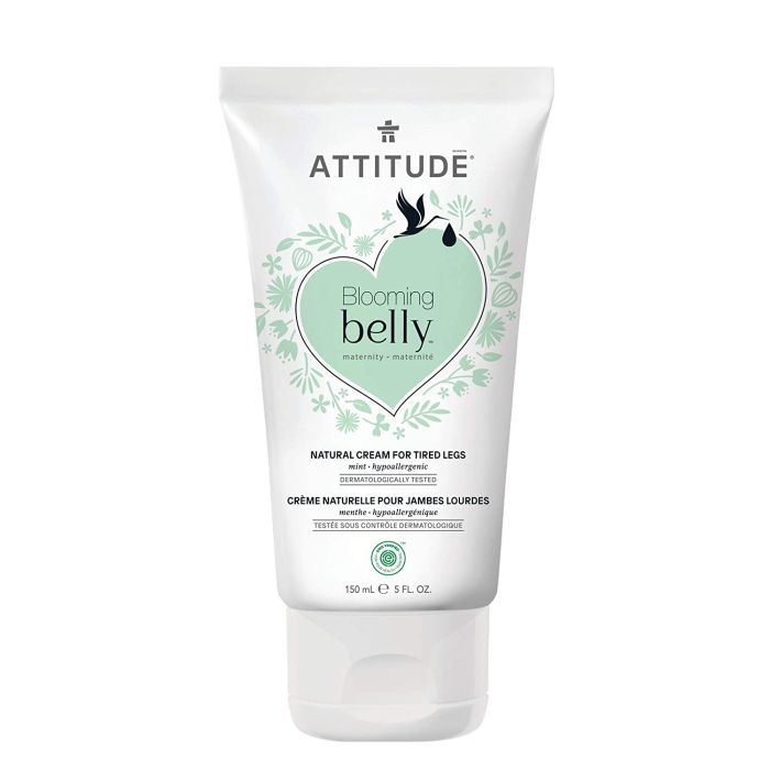 Attitude Blooming Belly Natural Cream For Tired Legs 5 fl oz Vegan - supplemynts.com