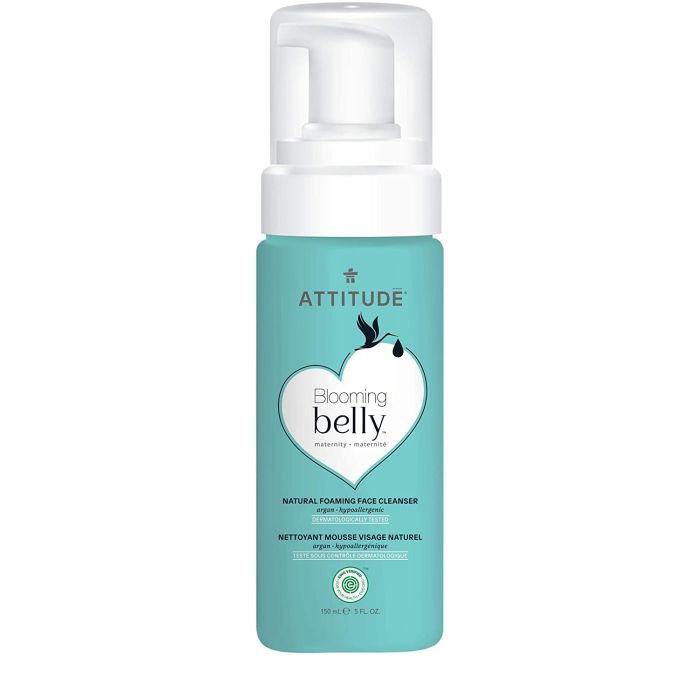 Attitude Blooming Belly Natural Foaming Face Cleanser Argan 5 fl oz - supplemynts.com