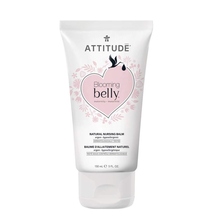 Attitude Blooming Belly Natural Nursing Nipple Balm Argan 5 fl oz - supplemynts.com