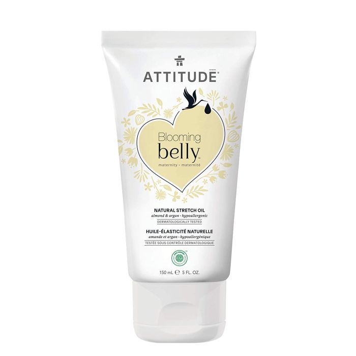 Attitude Blooming Belly Pregnancy Natural Stretch Mark Oil Argan 5 oz - supplemynts.com