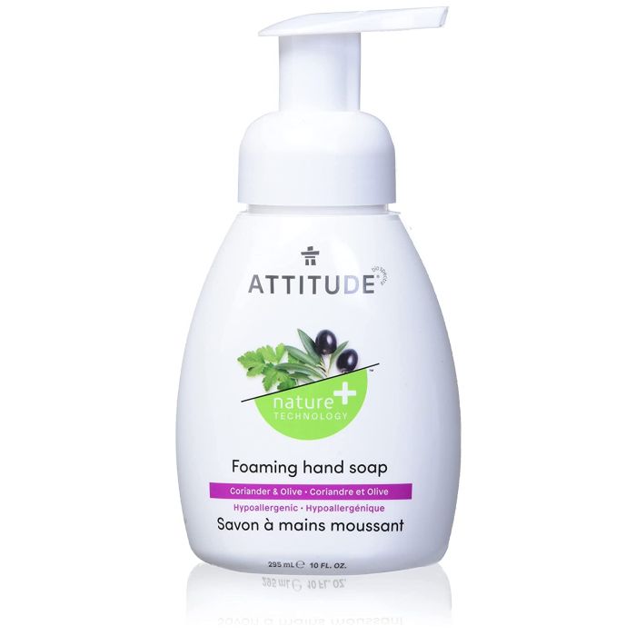 Attitude Hypoallergenic Foaming Hand Soap 10 fl oz Plant Based - supplemynts.com