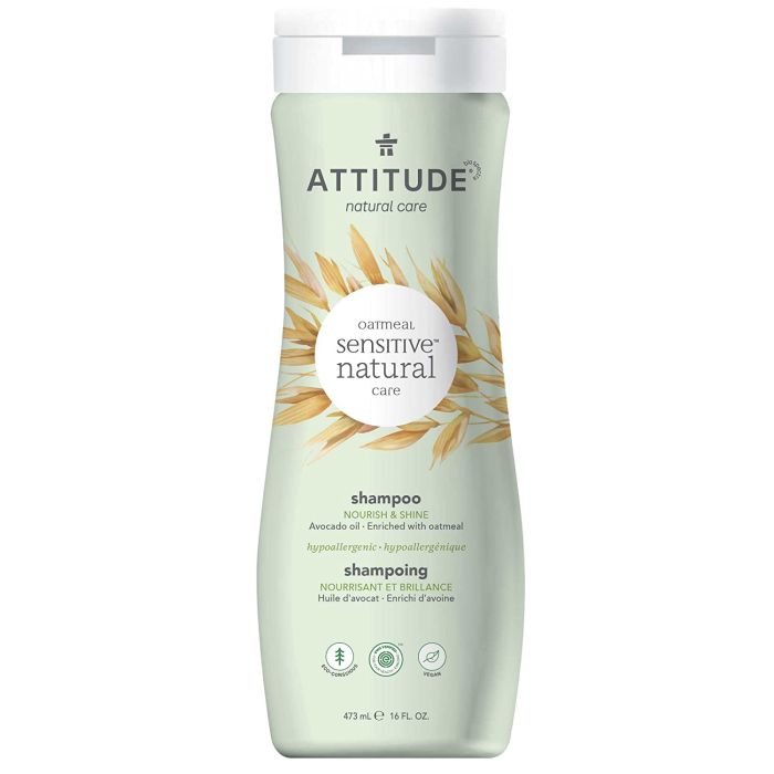 Attitude Sensitive Skin Hypoallergenic Shampoo 16 oz Cruelty-free - supplemynts.com