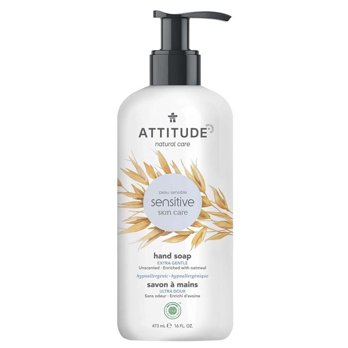 Attitude Sensitive Skin Hypoallergenic Vegan Hand Soap 16 fl oz - supplemynts.com