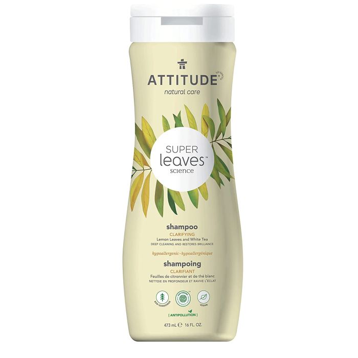 Attitude Super Leaves Hypoallergenic Shampoo 16 fl oz Vegan - supplemynts.com