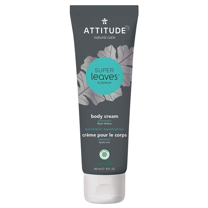 Attitude Super Leaves Men Natural Body Cream 8 oz Hypoallergenic - supplemynts.com