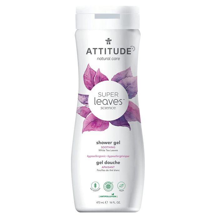Attitude Super Leaves Shower Gel 16 oz Hypoallergenic Vegan - supplemynts.com
