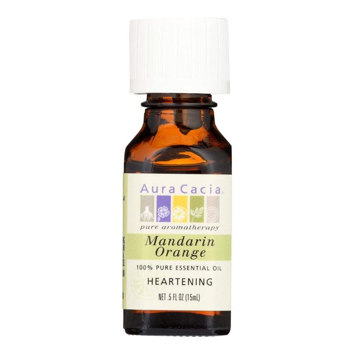 Aura Cacia Alluring Mandarin Orange Pure Essential Oil 0.5 fl oz - supplemynts.com