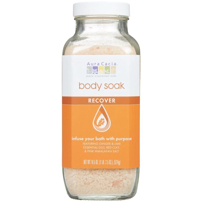 Aura Cacia Body Soak 18.5 oz No Animal Testing Paraben Petroleum Free - supplemynts.com