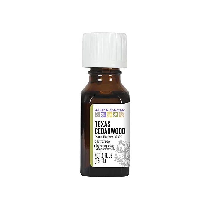 Aura Cacia Centering Texas Cedarwood Pure Essential Oil 5 fl oz - supplemynts.com