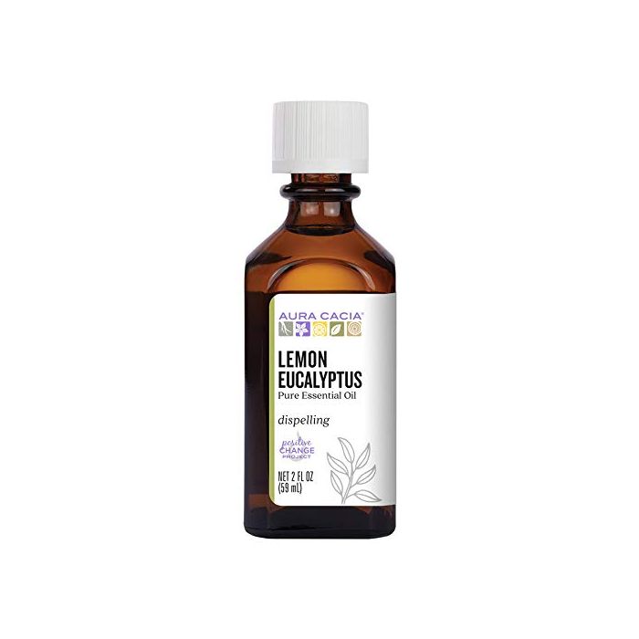 Aura Cacia Dispelling Lemon Eucalyptus Pure Essential Oil 2 fl oz - supplemynts.com